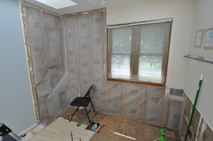 Plastic over insulation